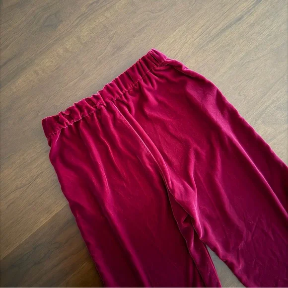 GAP Recycled High Rise Velvet Pant (Petite) - Picture 12 of 14